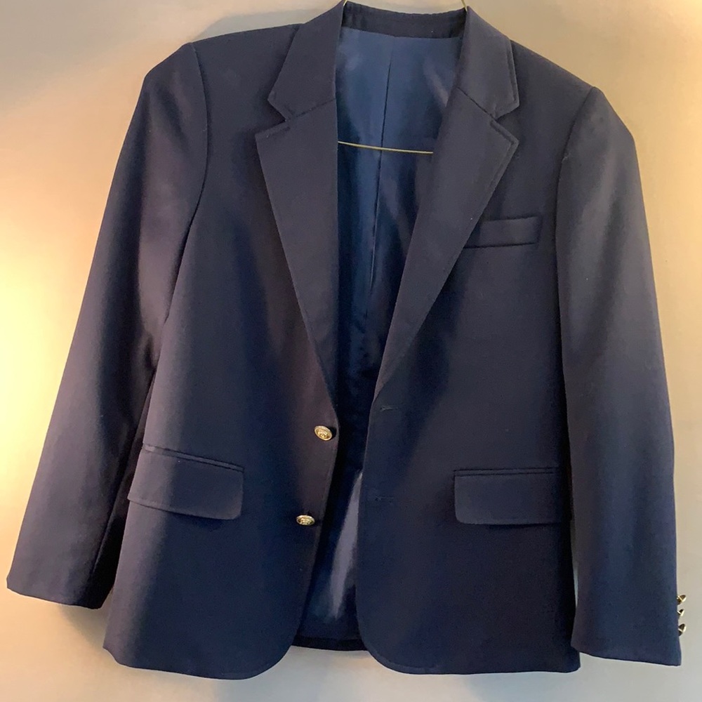 Boys Navy Blue Blazer.